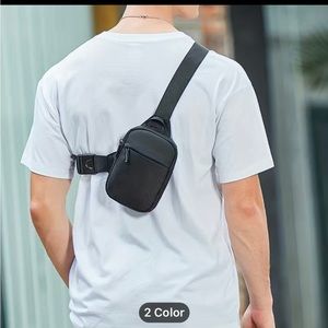 1pc Men's 7 Inch Small Lightweight Crossbody Bag, Sports Shoulder Bag